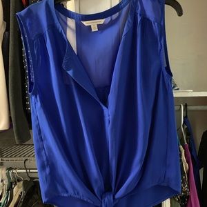 AE blue tank top